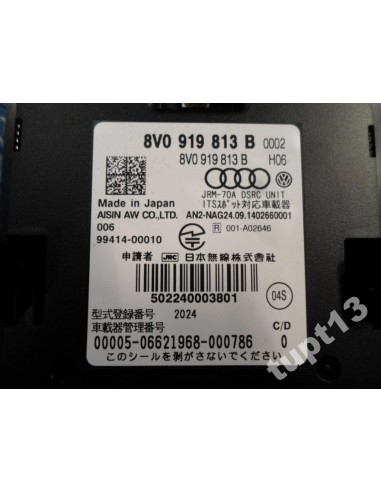 AUDI A4 B9 8W MODUŁ KART OPŁAT 8V0919813B