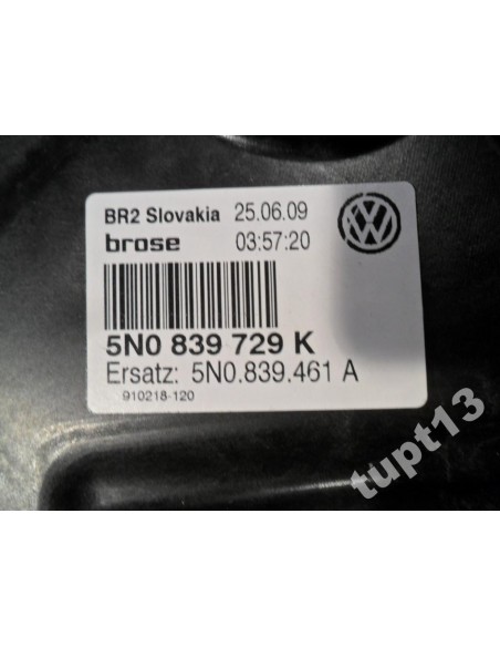 VW TIGUAN MECHANIZM PODNOSZENIA SZYBY LEWY TYŁ