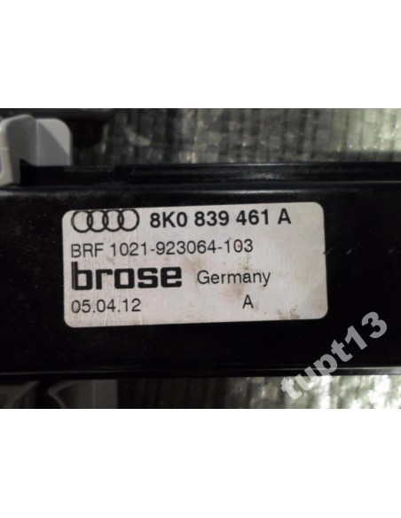 AUDI A4 8K0 MECHANIZM SZYBY L.TYŁ 8K0839461A