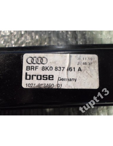 AUDI A4 8K0 MECHANIZM SZYBY L.PRZÓD 8K0837461A