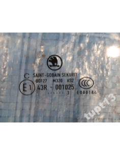 SKODA FABIA II SZYBA DRZWI PRAWA PRZEDNIA 2