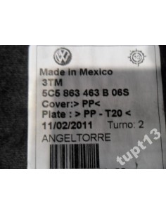 VW NEW BEETLE 5C WYKŁADZINA BAGAŻNIKA CZARNA 2