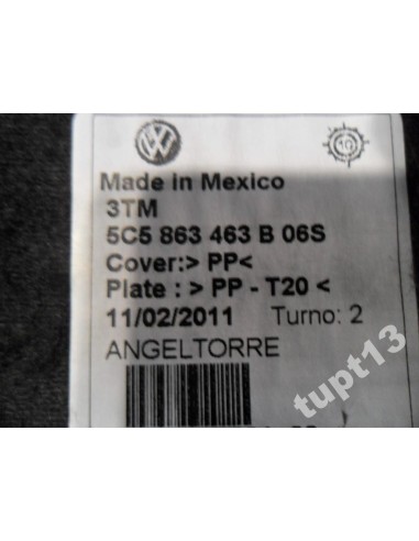 VW NEW BEETLE 5C WYKŁADZINA BAGAŻNIKA CZARNA