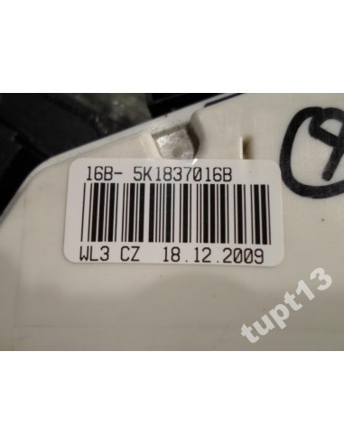 VW POLO 6R0 2009-13R ZAMEK DRZWI PRAWY 5K1837016B