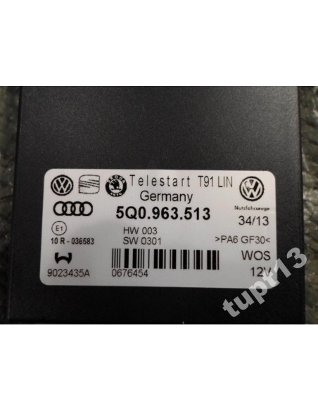 VW AUDI SKODA STEROWNIK MODUŁ TELESTART 5Q0963513