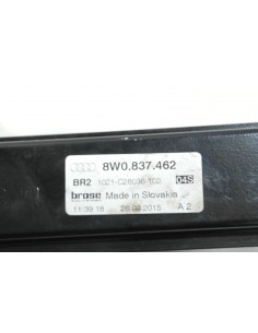 AUDI A4 LIFT MECHANIZM SZYBY PRAWY PRZÓD 8W0837462 2