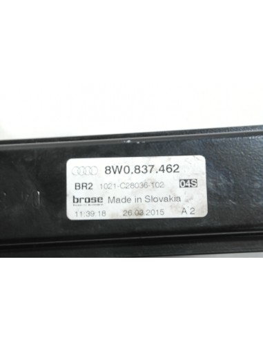 AUDI A4 LIFT MECHANIZM SZYBY PRAWY PRZÓD 8W0837462