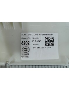 AUDI A8 4N D5 LONG TAPICERKA SŁUPKA ALKANTARA 2