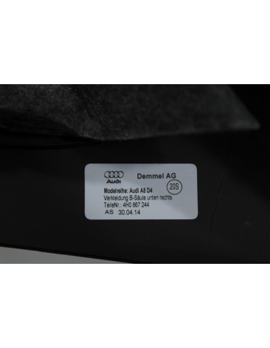 AUDI A8 4H TAPICERKA SŁUPKA B DÓŁ PRAWA 4H0867244