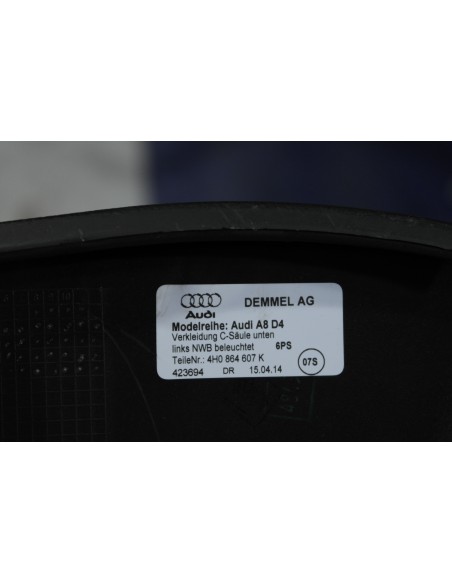 AUDI A8 4H TAPICERKA PROGU LED LEWA 4H0864607 K