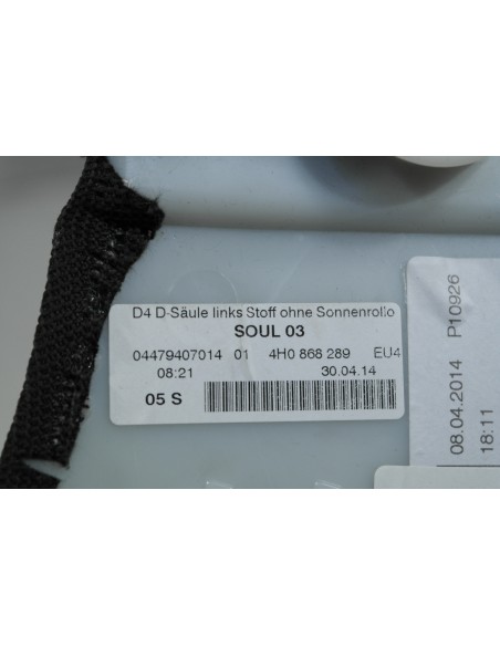 AUDI A8 4H TAPICERKA SŁUPKA C LEWA 4H0868289 B