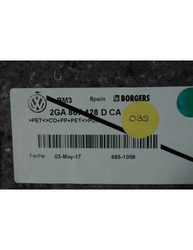 VW T-ROC TAPICERKA BAGAŻNIKA PRAWA 2GA867428