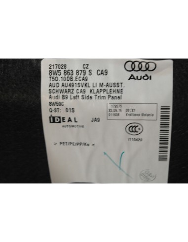 AUDI A4 8W0 TAPICERKA BAGAŻNIKA LEWA 8W5863879S