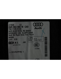 AUDI A4 8W0 TAPICERKA BAGAŻNIKA PRAWA 8W5863880M 2