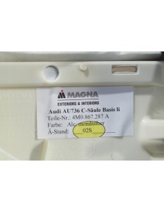 AUDI Q7 4M TAPICERKA SŁUPKA 4M0867287A ALKANTARA 2