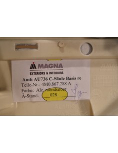 AUDI Q7 4M TAPICERKA SŁUPKA 4M0867288A ALKANTARA 2