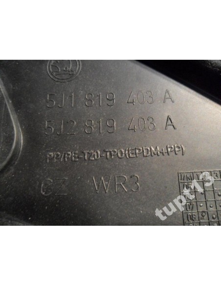 SKODA ROOMSTER PODSZYBIE PLASTIKOWE ORYGINAŁ