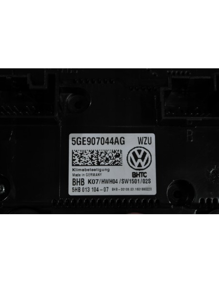 VW E-GOLF VII PANEL KLIMATYZACJI 5GE907044AG