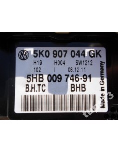 VW GOLF VI PANEL KLIMATYZACJI 5K0907044GK 2