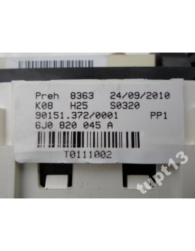 SEAT IBIZA IV 6J0 PANEL KLIMATYZACJI 6J0820045A