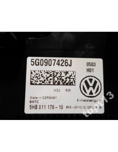 VW GOLF VII PANEL KLIMATYZACJI 5G0907426J