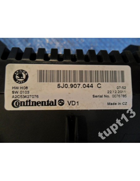 SKODA FABIA II PANEL KLIMATYZACJI 5J0907044C