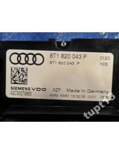 AUDI A4 A5 8K0 PANEL KLIMATYZACJI 8T1820043P