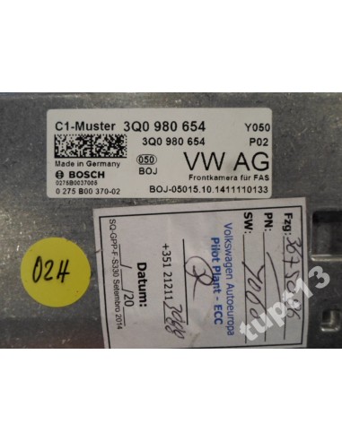 VW AUDI SEAT SKODA KAMERA PRZEDNIA 3Q0980654