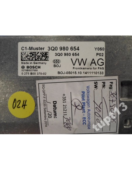 VW AUDI SEAT SKODA KAMERA PRZEDNIA 3Q0980654