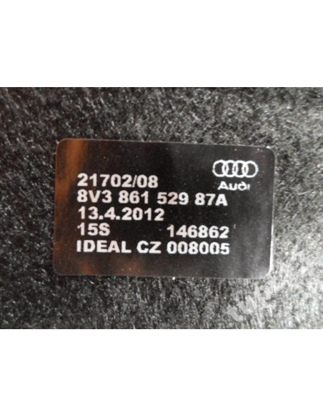 AUDI A3 8V0 3-D PODŁOGA DYWAN BAGAŻNIKA 8V3861529