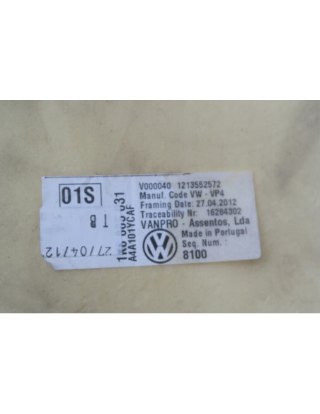 VW SCIROCCO KANAPA SIEDZISKO 1K8885031