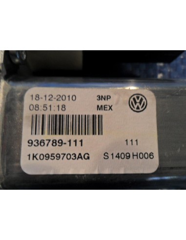 VW JETTA 2011-12 R SILNICZEK SZYBY LEWY TYŁ