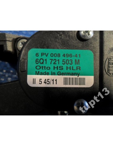 VW AUDI SEAT SKODA PEDAŁ GAZU 6Q1721503M