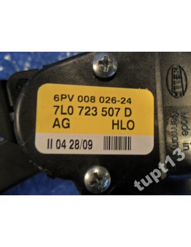 AUDI Q7 FL PEDAŁ GAZU POTENCJOMETR 7L0723507D