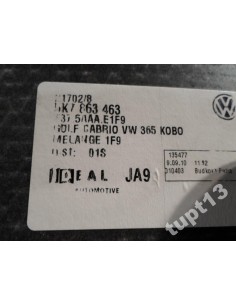 VW GOLF VI CABRIO WYKŁADZINA DYWAN BAGAŻNIKA 2