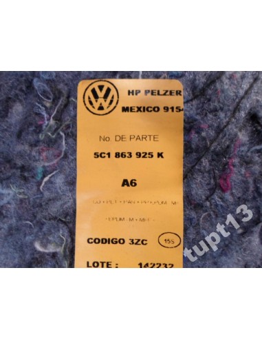 VW JETTA FL 2014-15 R WYGŁUSZENIE ŚCIANY 5C1863925