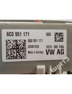 VW POLO 6R0 09-2014 R CZUJNIK RUCHU 6C0951171 2