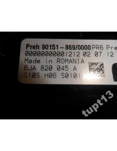 SEAT TOLEDO 2013-14R PANEL STEROWANIA KLIMATYZACJI