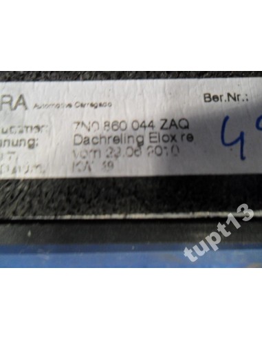 VW SHARAN 7N0 2012-13R RELINGI DACHOWE CHROMOWE