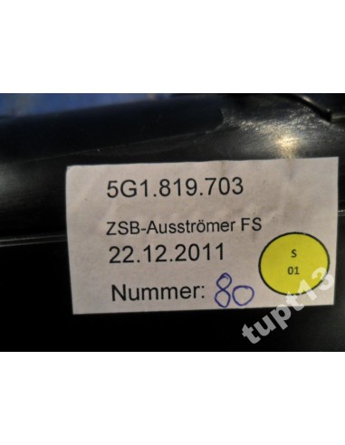 VW GOLF VII KRATKA NAWIEWU LEWA CHROM