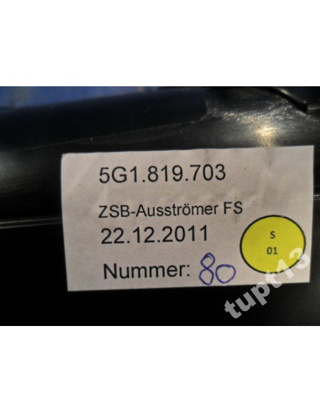 VW GOLF VII KRATKA NAWIEWU LEWA CHROM