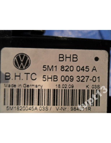 VW PANEL STEROWANIA KLIMATYZACJĄ 5M1820045 A