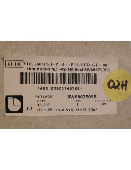 AUDI A5 LIFT 8W6 COUPE PODSUFITKA CZARNA 8W6867505