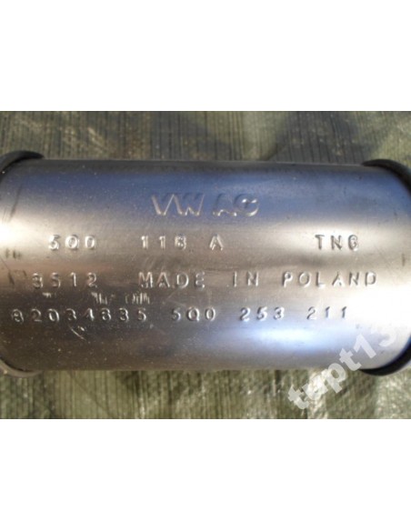 VW GOLF VII KOMBI TŁUMIK ŚRODKOWY 5Q0118A