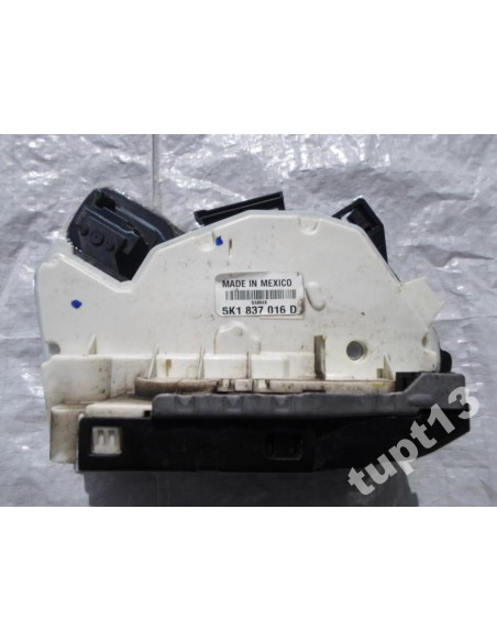 VW JETTA 5C6 ZAMEK DRZWI PRAWY PRZÓD 5K1837016D
