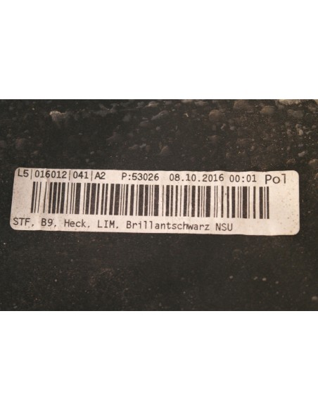 AUDI A4 LIFT SEDAN 8W ZDERZAK TYLNY LY9B