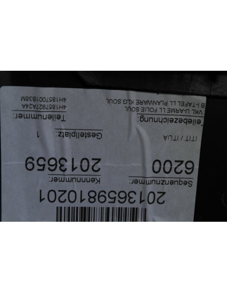 AUDI A8 D4 4H LIFT DESKA ROZDZIELCZA KONSOLA SKÓRA