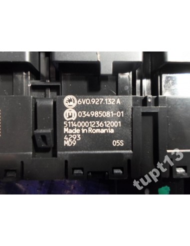 SKODA FABIA III PANEL WŁĄCZNIKI 6V0927132A