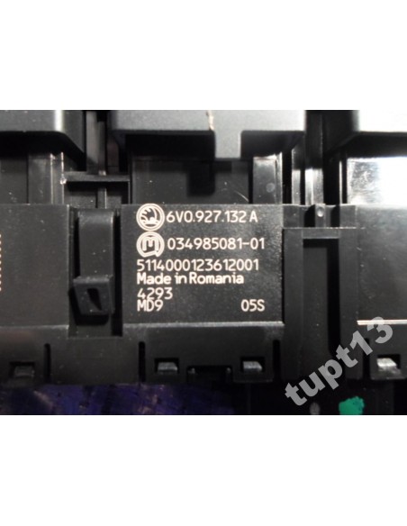 SKODA FABIA III PANEL WŁĄCZNIKI 6V0927132A