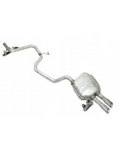 VW JETTA 5C6 2.0 TDI UKŁAD WYDECHOWY TŁUMIK